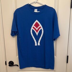 Gildan Atlanta Braves Blue Short‎ Sleeve Tee